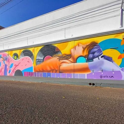 Mural Musica - Bairro Santa Monica